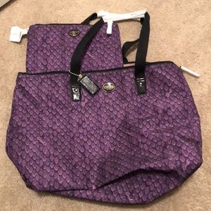 coach weekend getaway bag